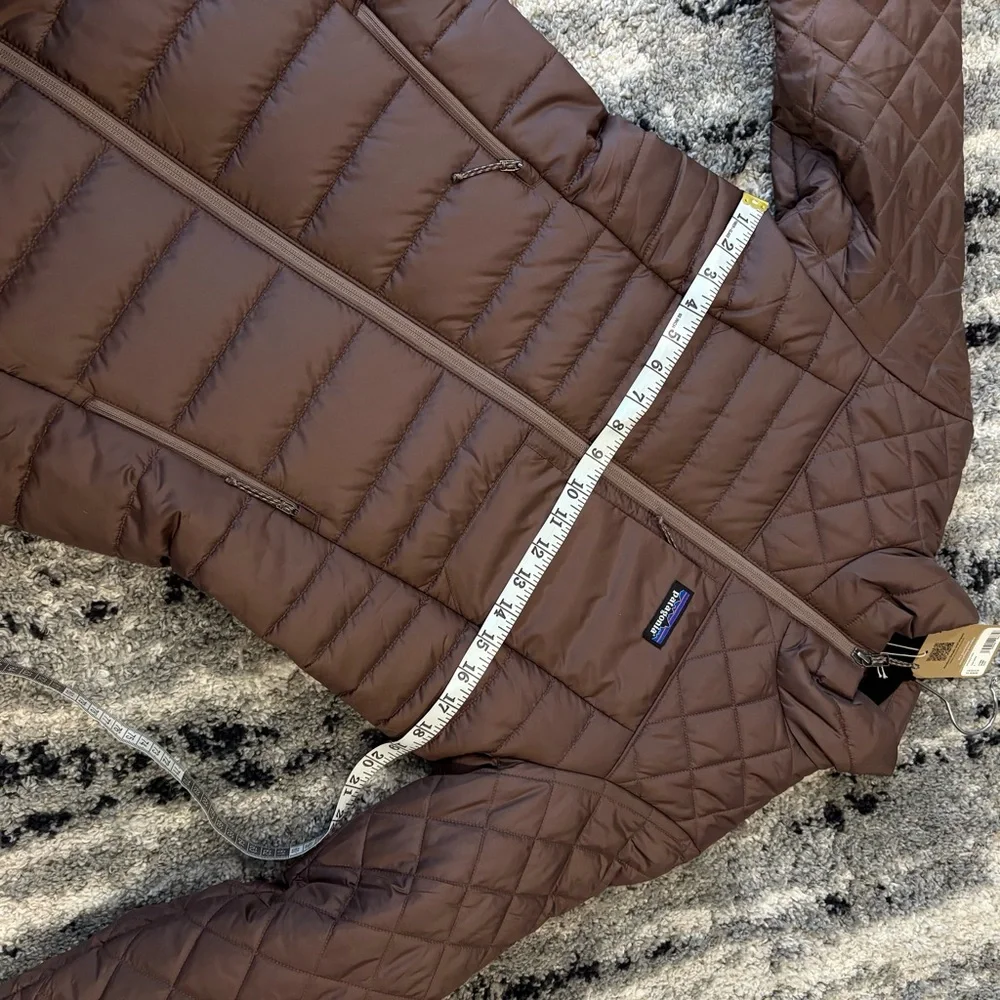Patagonia Women's Radalie Parka Dusky Brown Size Small New Puffer Coat Jacket - Picture 10 of 16